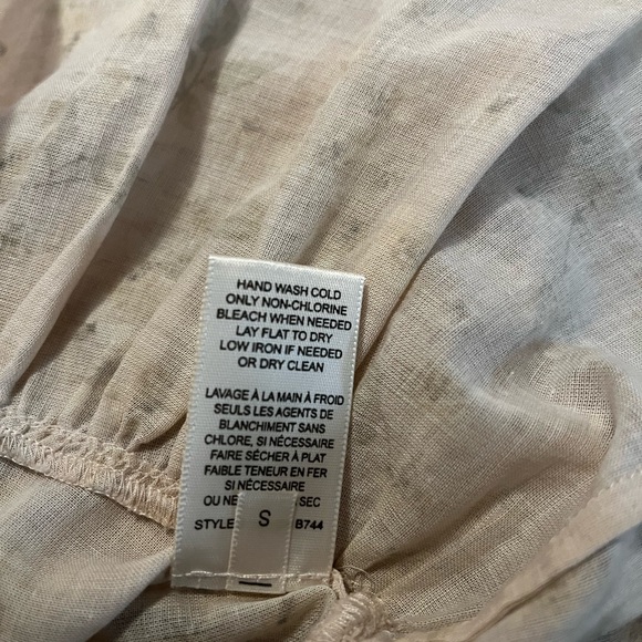 Rebecca Taylor/women’s NWOT Floral Ruffle Blouse Size S - Picture 9 of 9